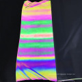 Wholesale Spandex Rainbow High Light Reflective Fabric for Clothing